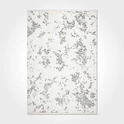Hikari Abstract Gray Indoor / Outdoor Area Rug - Image 0