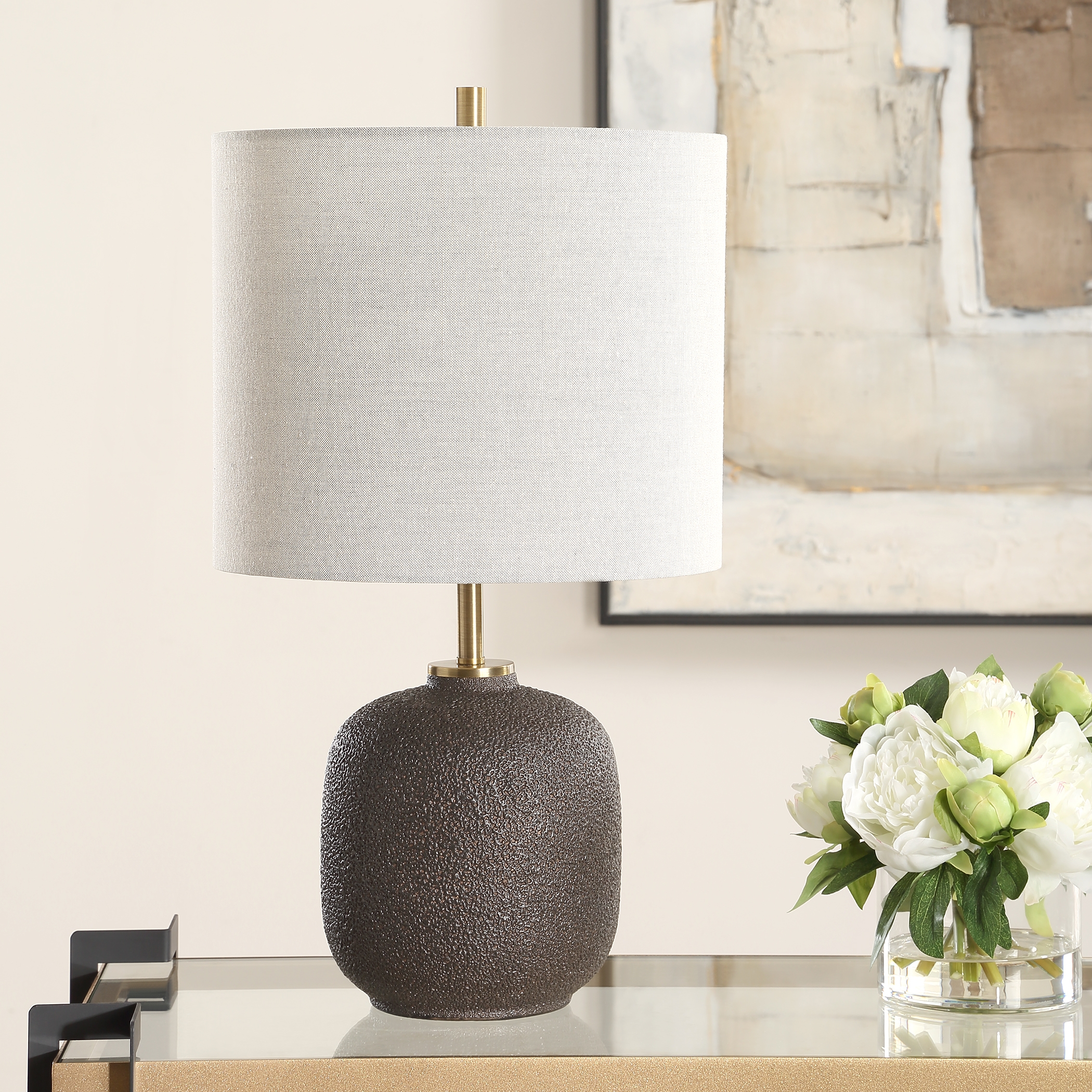 Blacktop Textured Buffet Lamp - Image 2