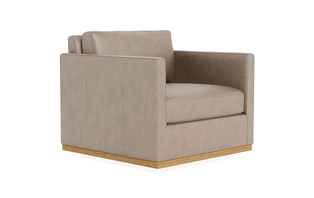 Jasper Leather Swivel Chair - Image 1