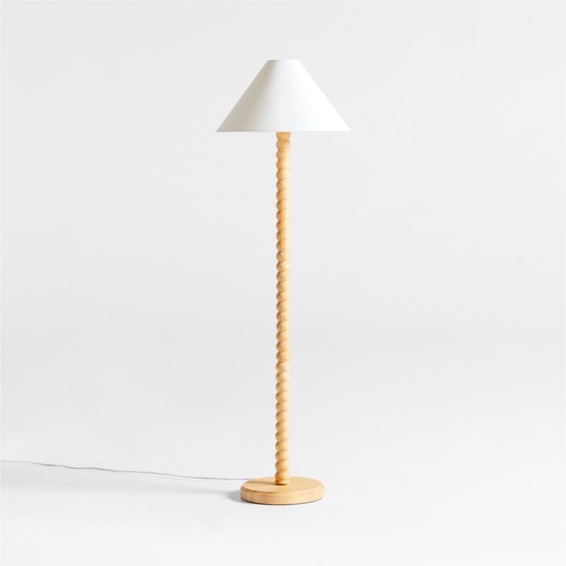 Jenny Lind Maple Wood Kids Floor Lamp - Image 2