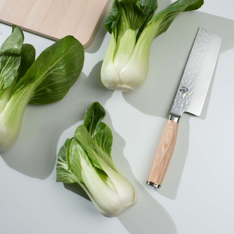 Shun ® Premier Blonde 5.5" Nakiri Knife - Image 1