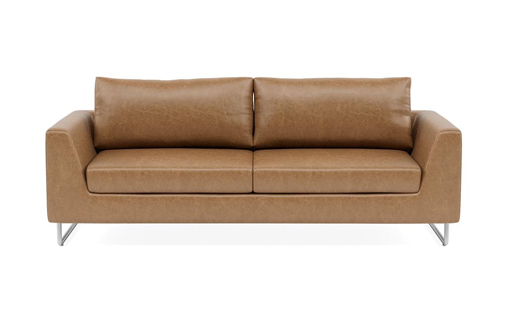Asher 2-Seat Leather Sofa - Image 0