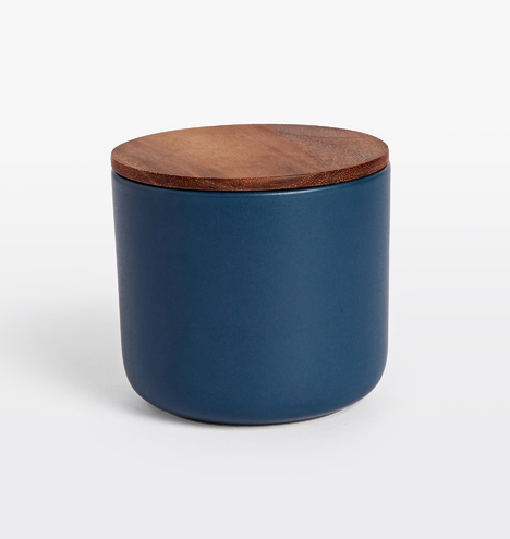 Canister with Wood lid - Image 0