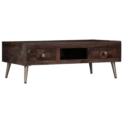 Emmons 4 Legs Coffee Table with Storage - Image 0