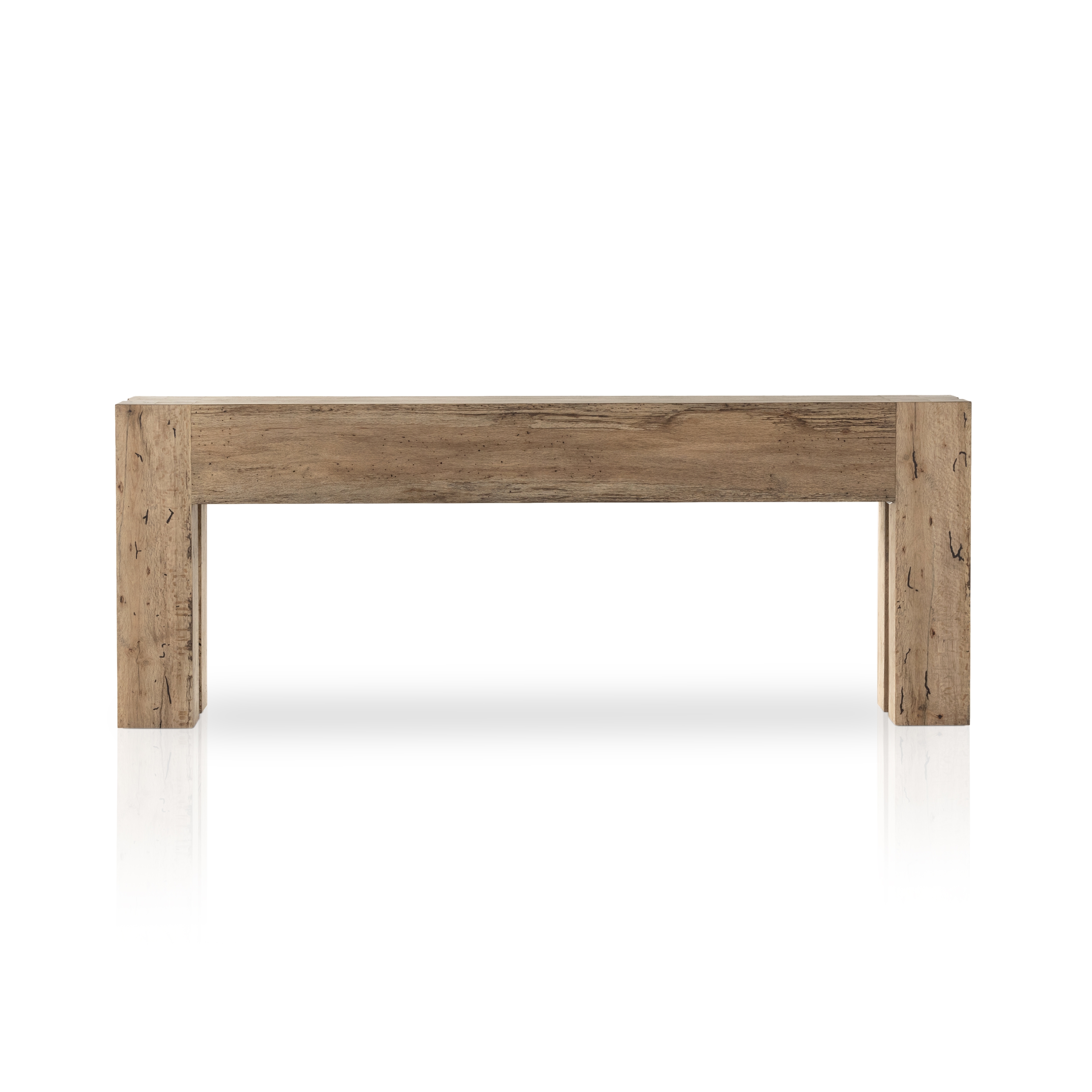 Abaso Console Table-Rustic Wormwood Oak - Image 4