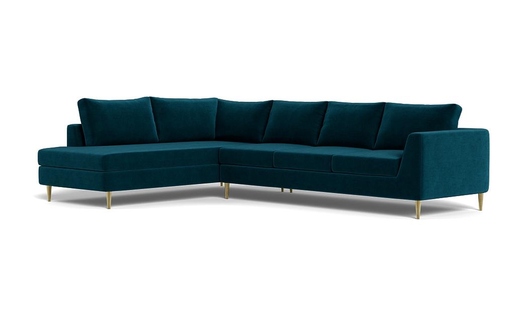 Asher 4-Seat Sectional with Left Bumper - Image 2