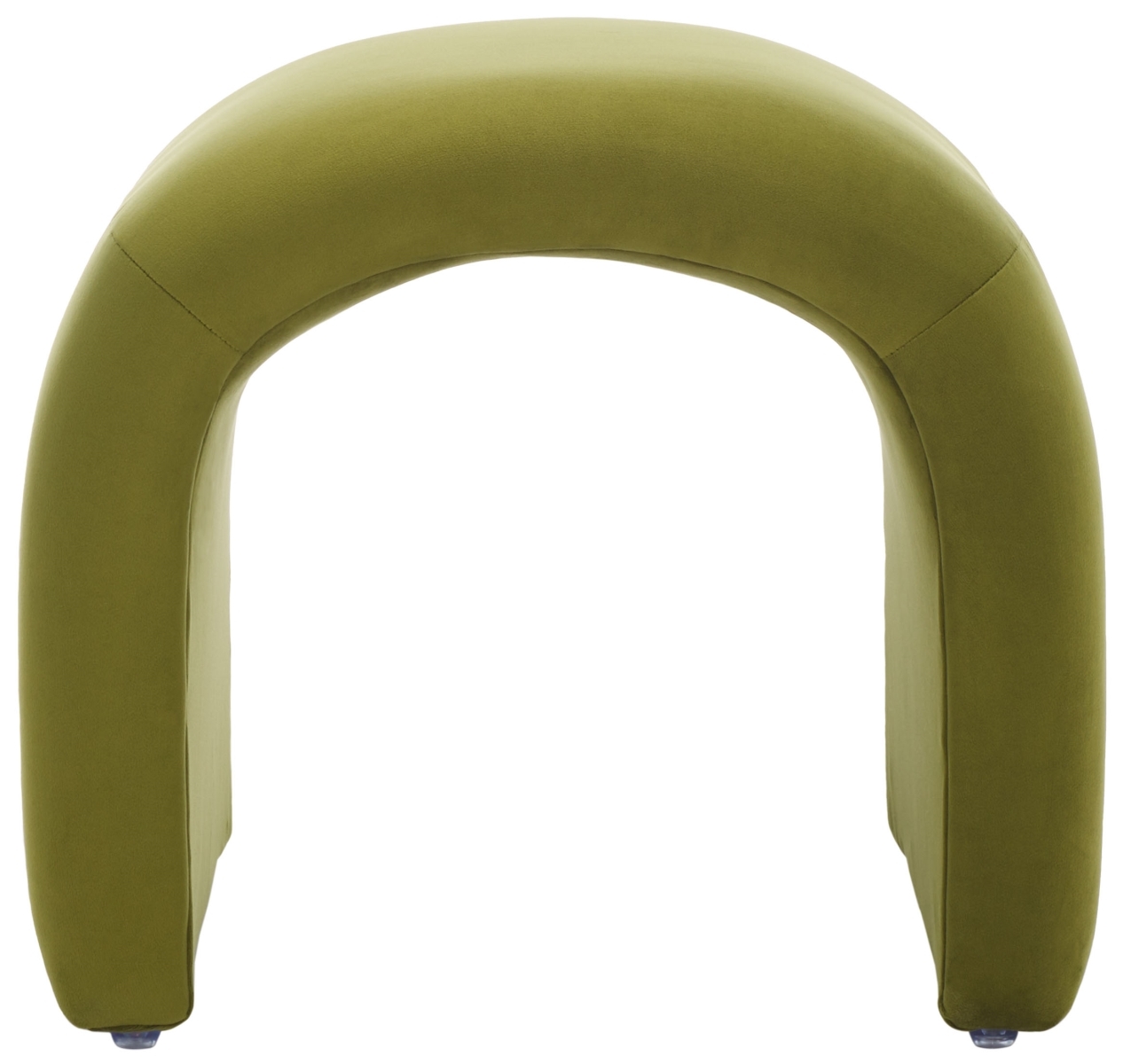 Kibo Ottoman - Olive - Safavieh - Image 0