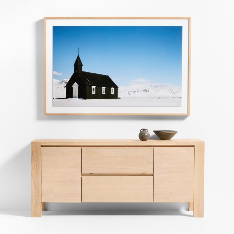 "Budir, Iceland" by Wesley and Emma Teague 60" x 40" Framed Photography Print - Image 1