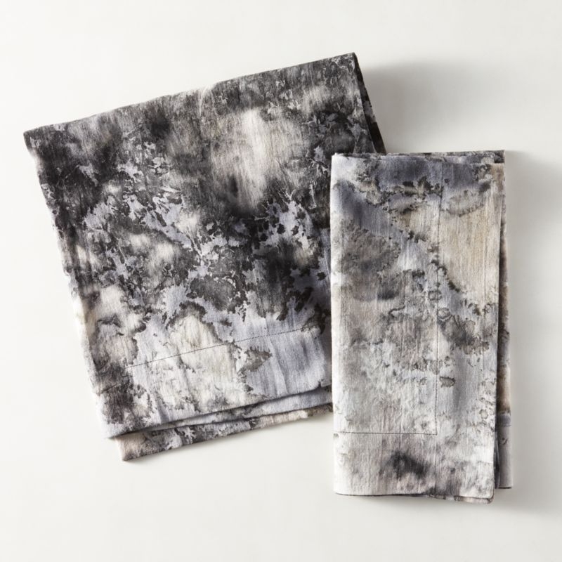 Tie-Dye Linen Dinner Napkin by Jennifer Fisher - Image 3