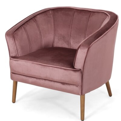 Antonia Velvet Barrel Chair - Image 0