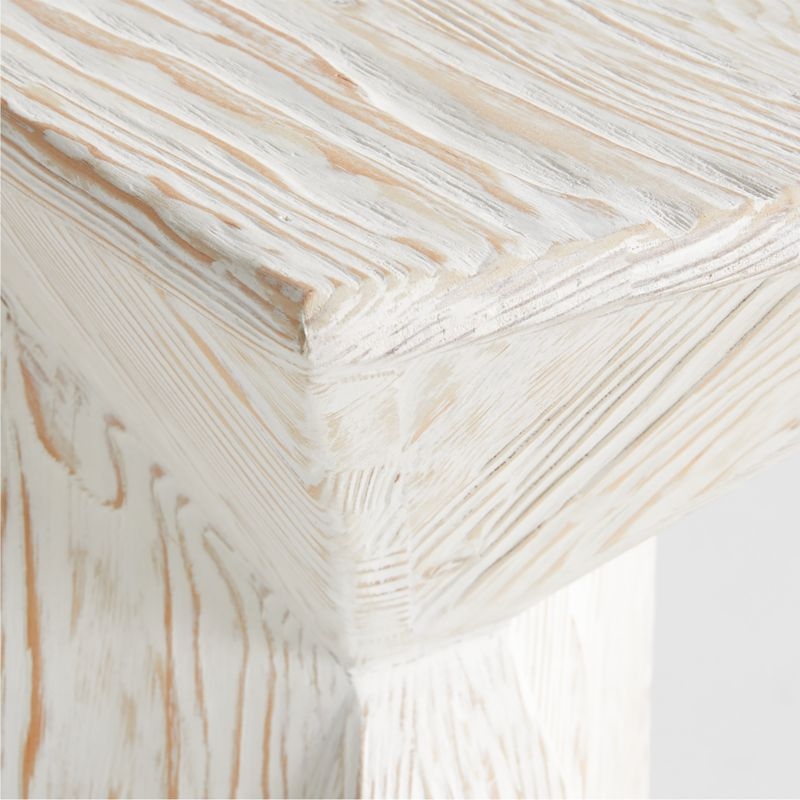 Nord Whitewash Wood End Table - Image 2