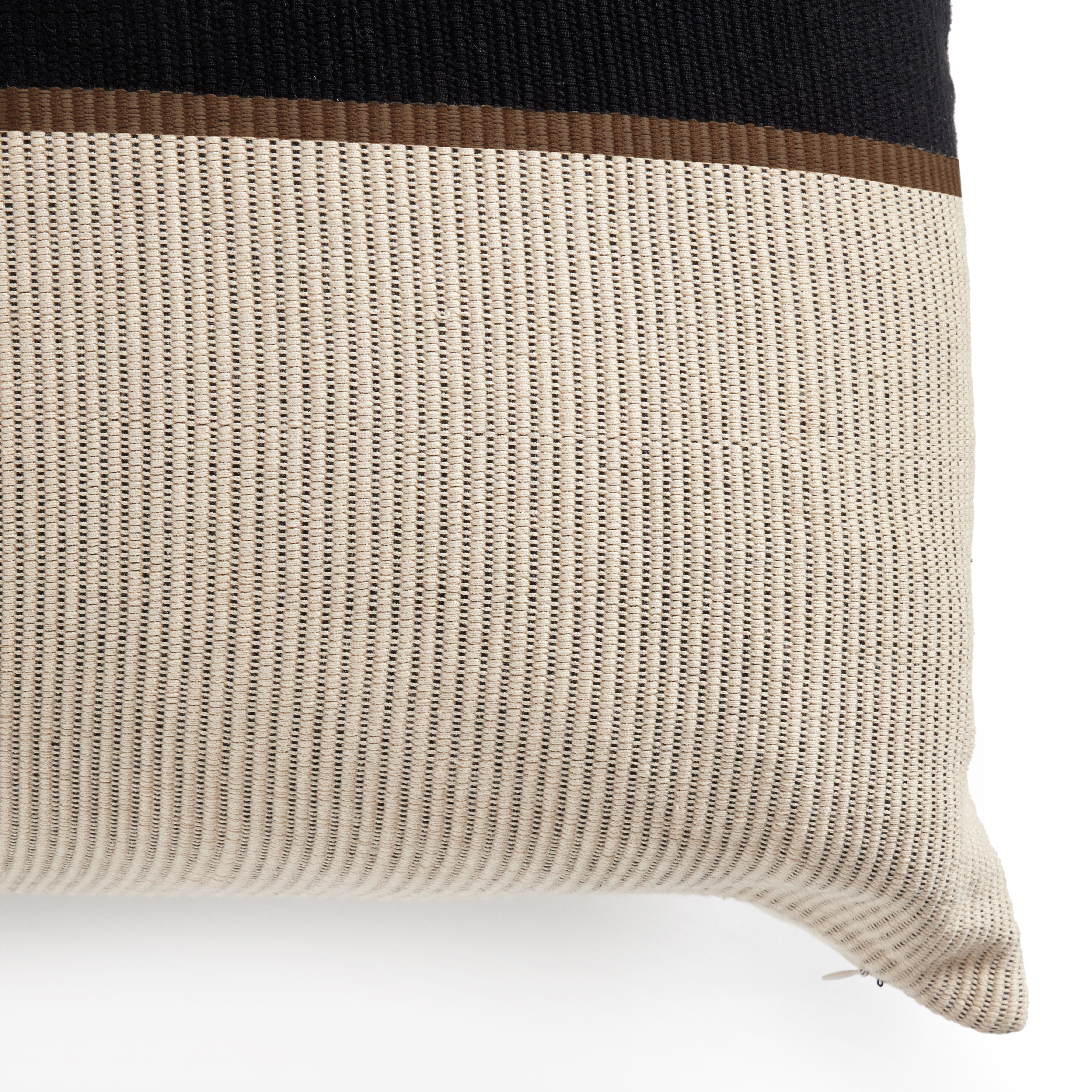 Handwoven Merido Pillow-Black-22‚Äùx22‚Äù - Image 2
