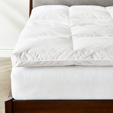 Feather Bed Mattress Topper, Full, White - Image 1
