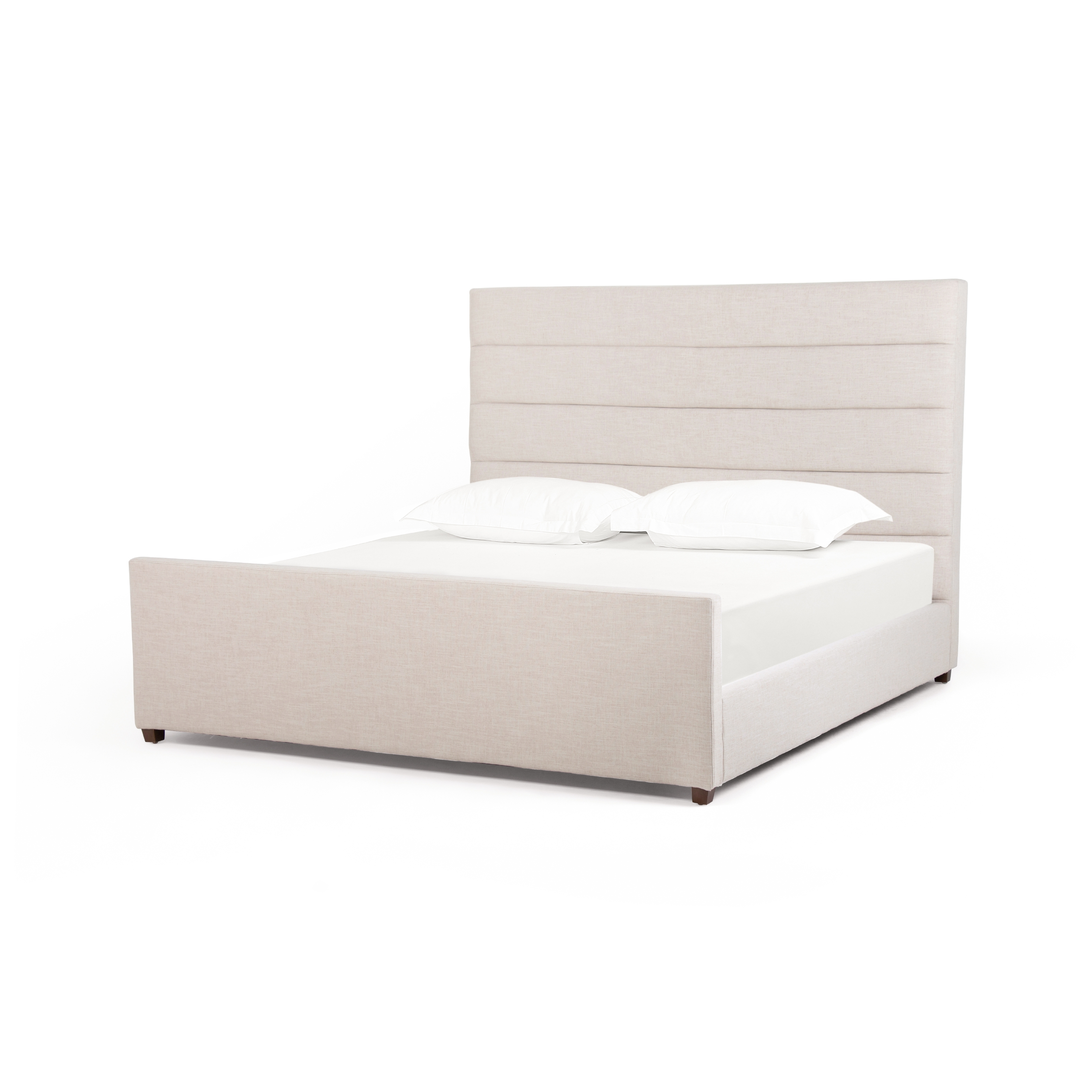 Daphne Bed-Cambric Ivory-King - Image 0
