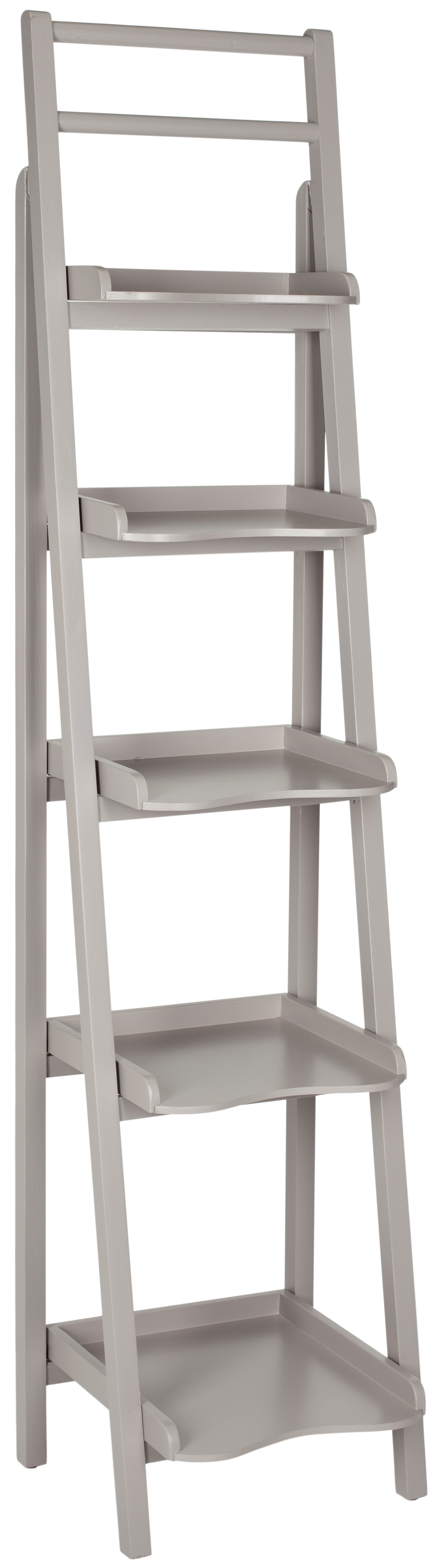 Asher Leaning 5 Tier Etagere - Quartz Grey - Safavieh - Image 1