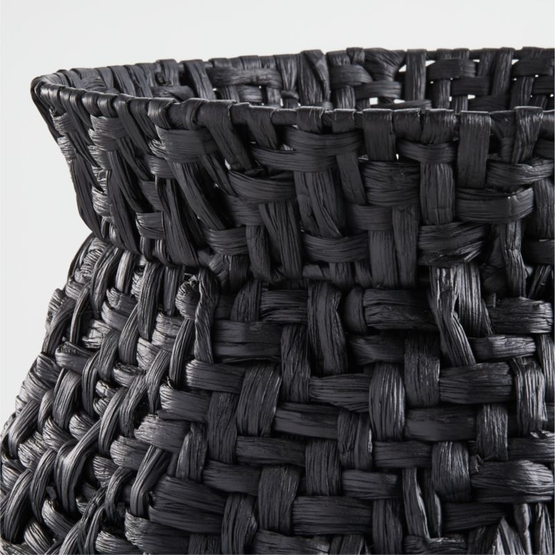 Large Natural Wonky Weave Basket - Image 5