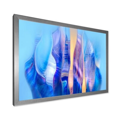 Colorful Twisted Wavy Shape In Motion I - Modern Canvas Wall Art Print-FDP35207 - Image 0