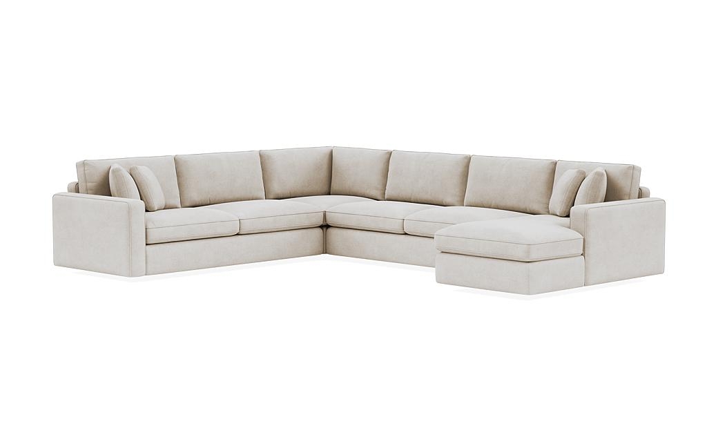 James 4-Piece 5-Seat Corner Chaise Sectional Right - Image 2
