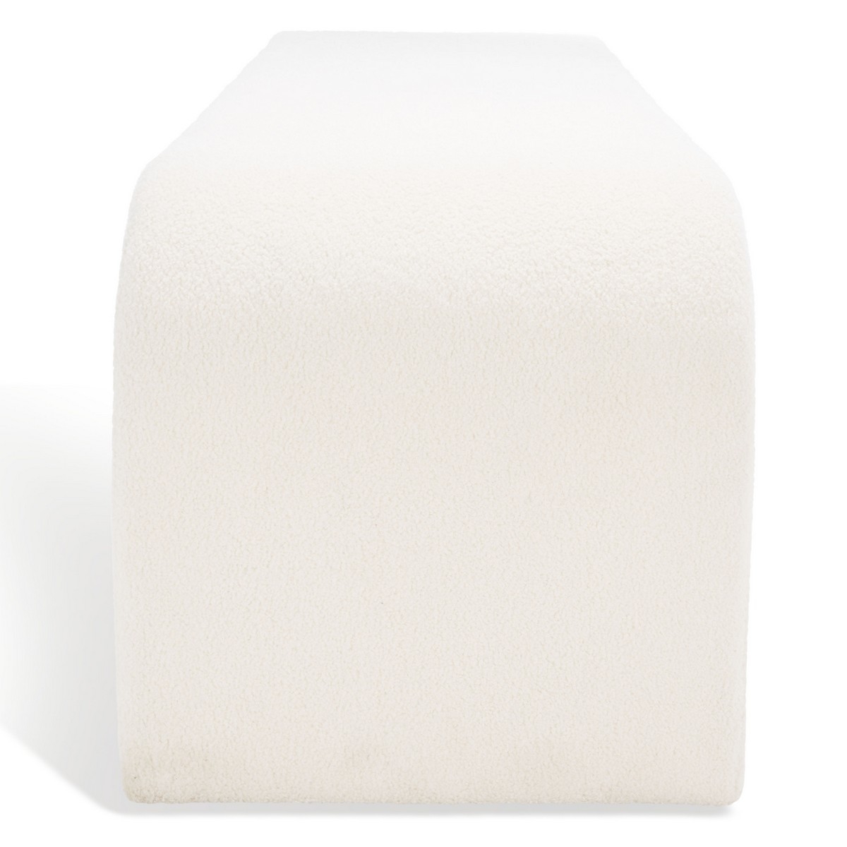 Caralynn Upholstered Bench - White - Image 6