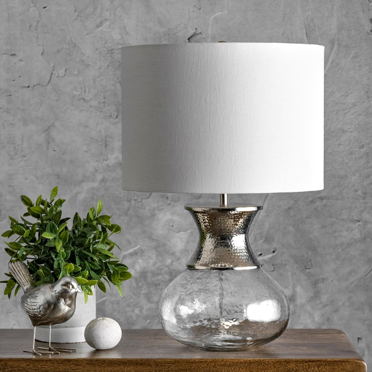 Cortez 19" Glass Table Lamp - Image 0