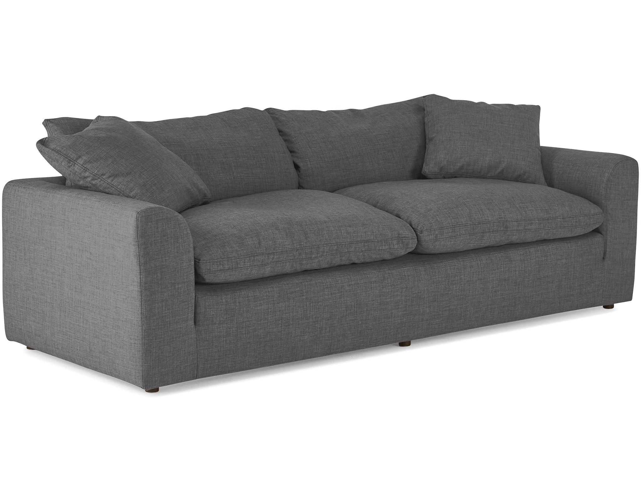 Gray Bryant Mid Century Modern Sofa - Royale Ash - Image 1
