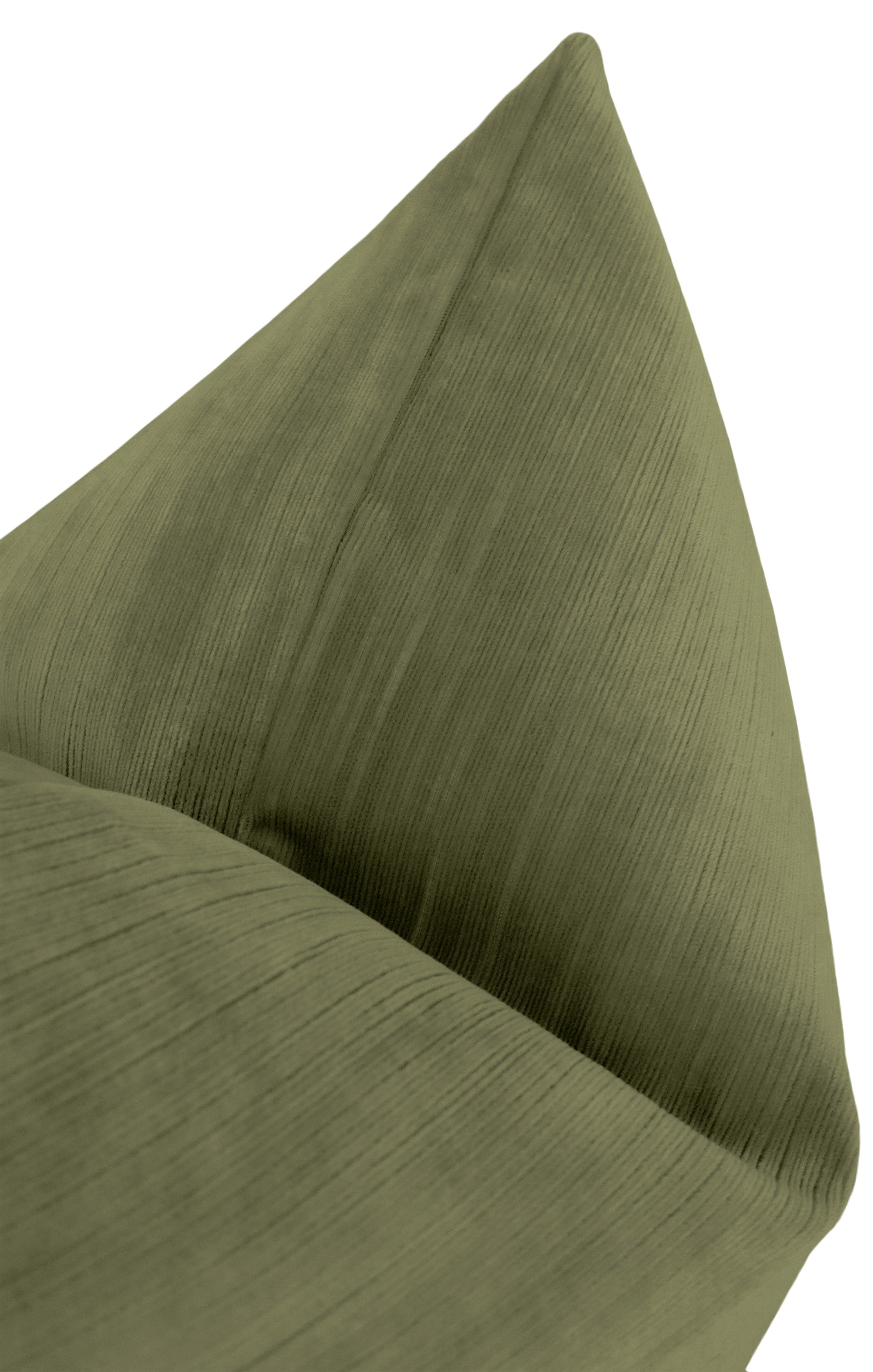 STRIE VELVET // SPANISH MOSS - 20” X 26” STANDARD SHAM - Image 2