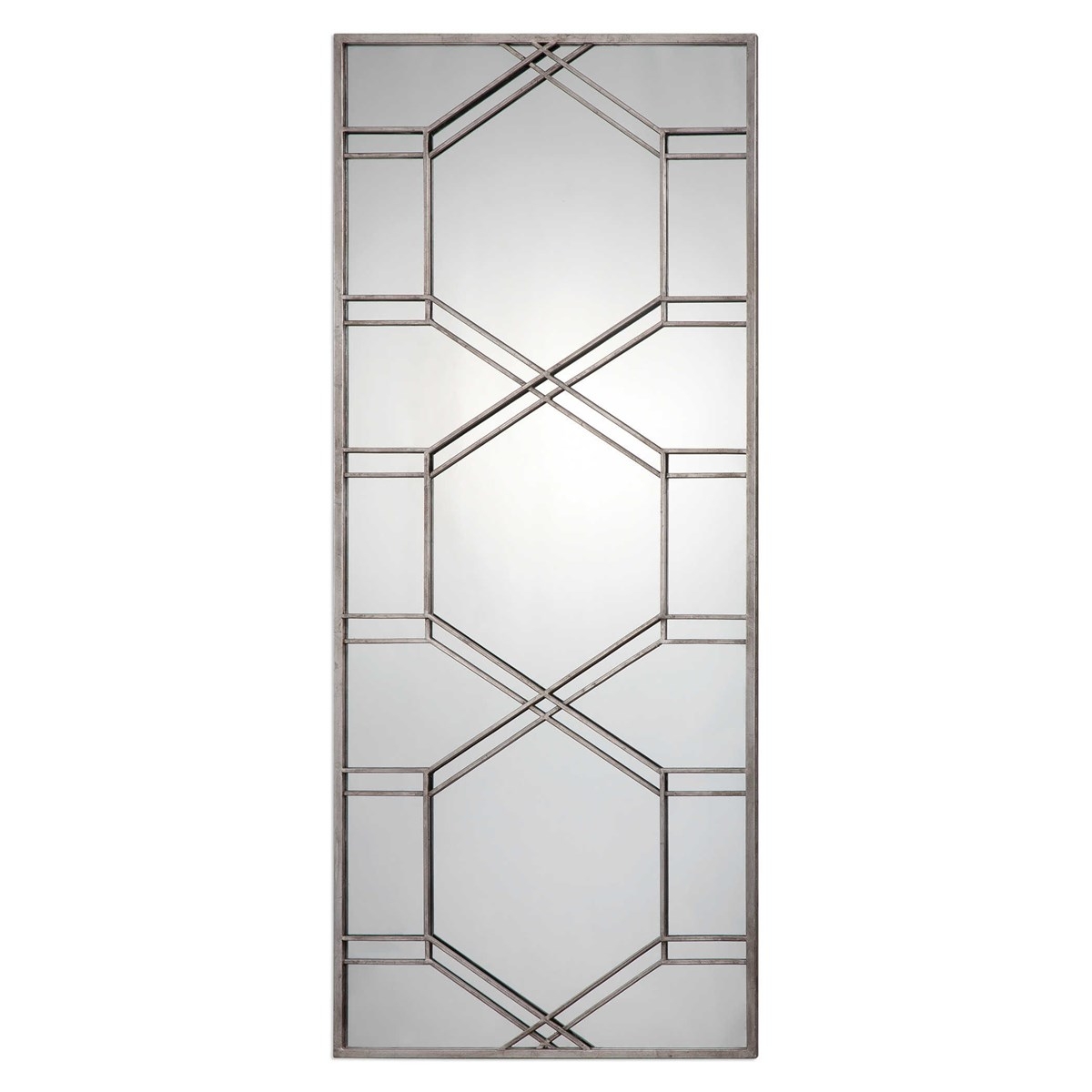 Kennis Silver Leaner Mirror - Image 0
