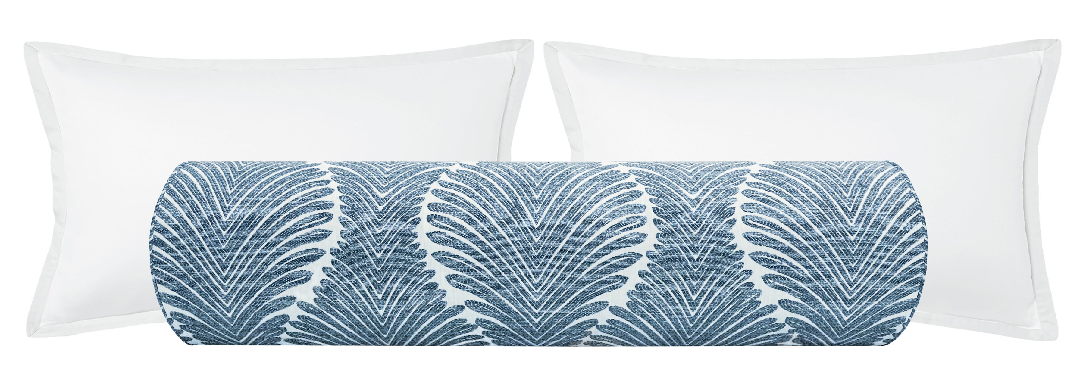 THE BOLSTER :: MUSGROVE CHENILLE // SAPPHIRE - TWIN XL // 9" X 30" - Image 0
