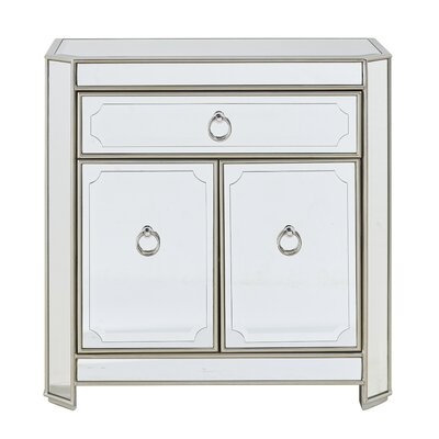 Thorith 2 Door Mirrored Accent Cabinet - Image 0