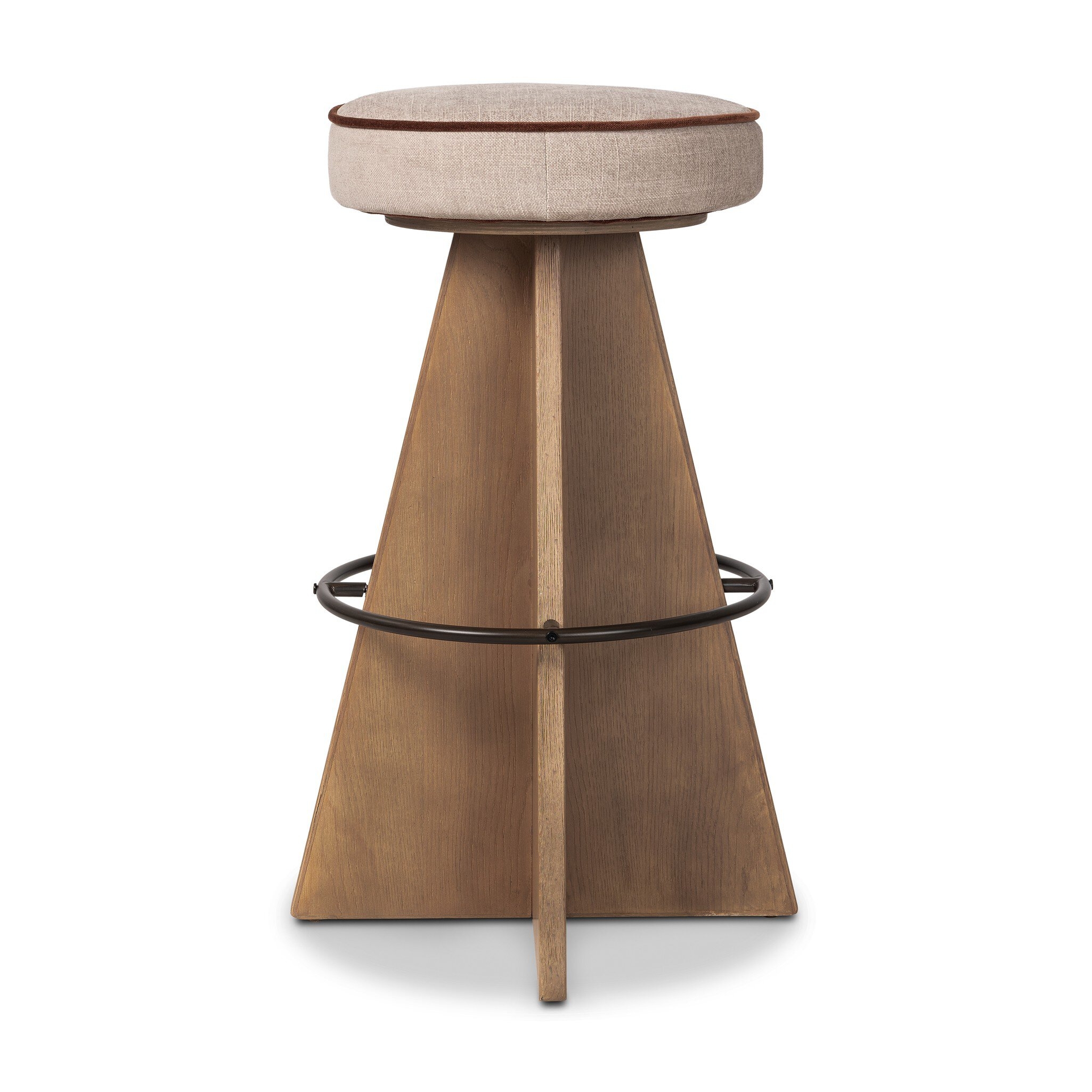 Damon Swivel Bar + Counter Stool - Harbor Sand - Image 0