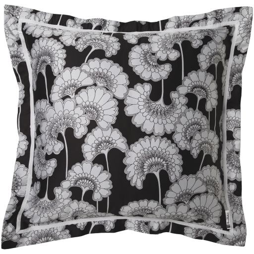 Japanese Floral Bedding, Euro Sham - Image 0