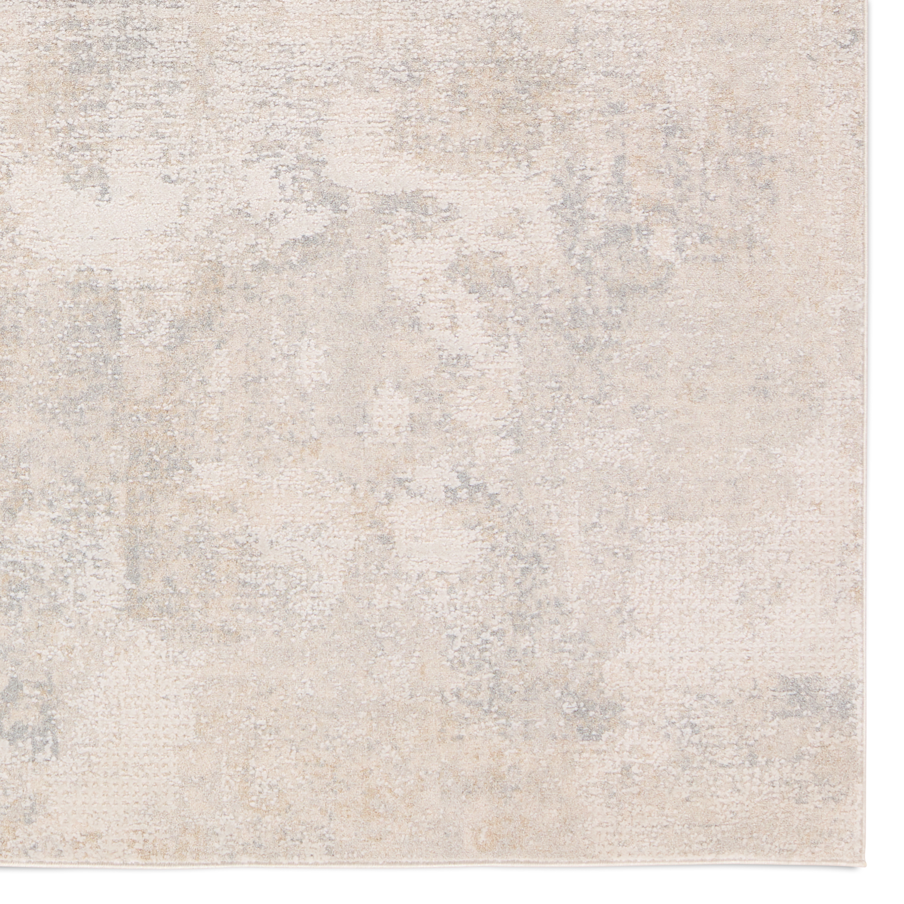 Brochan Abstract Gray/Cream Area Rug (3'11"X5'11") - Image 3
