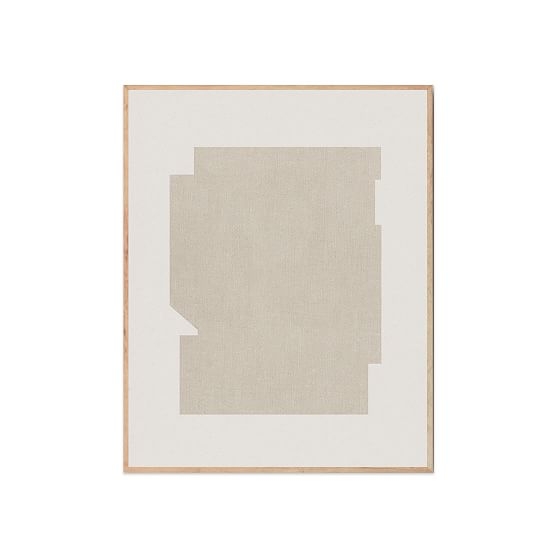 Bauhaus Beige, Art Print By Julia Hallstrom Hjort, 40X50Cm, Oak Frame - Image 0