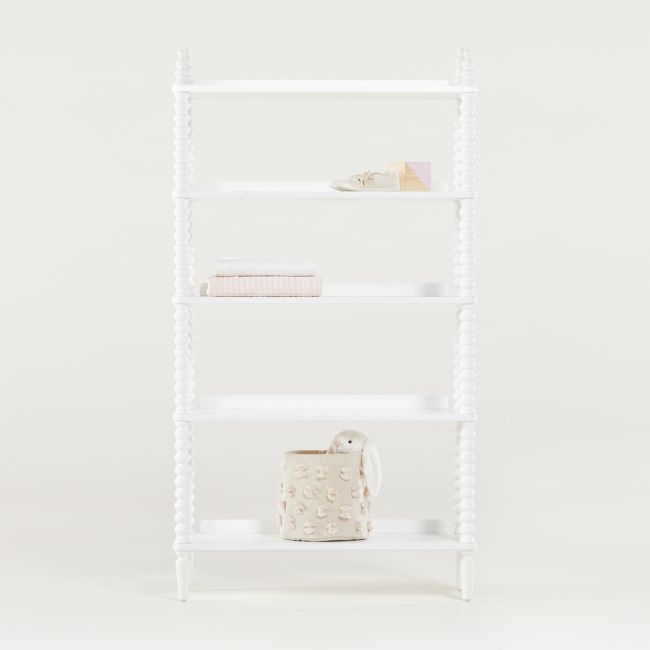 Jenny Lind White Bookcase - Image 0
