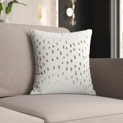 Glenwood Dalmatian Dot Cotton Animal Print Throw Pillow Cover - Image 0