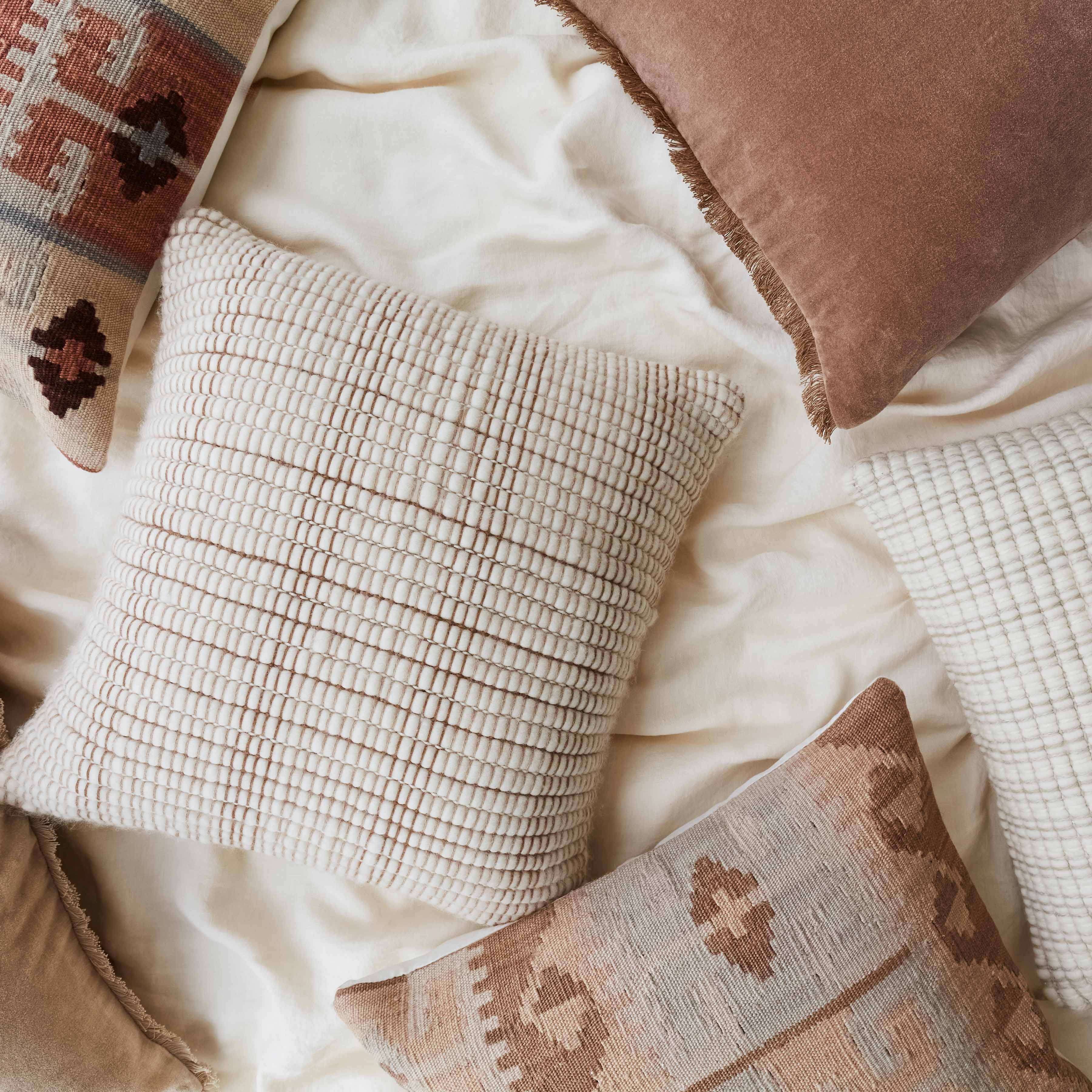 The Citizenry Melodia Pillow | 20" x 20 | Cream - Image 1