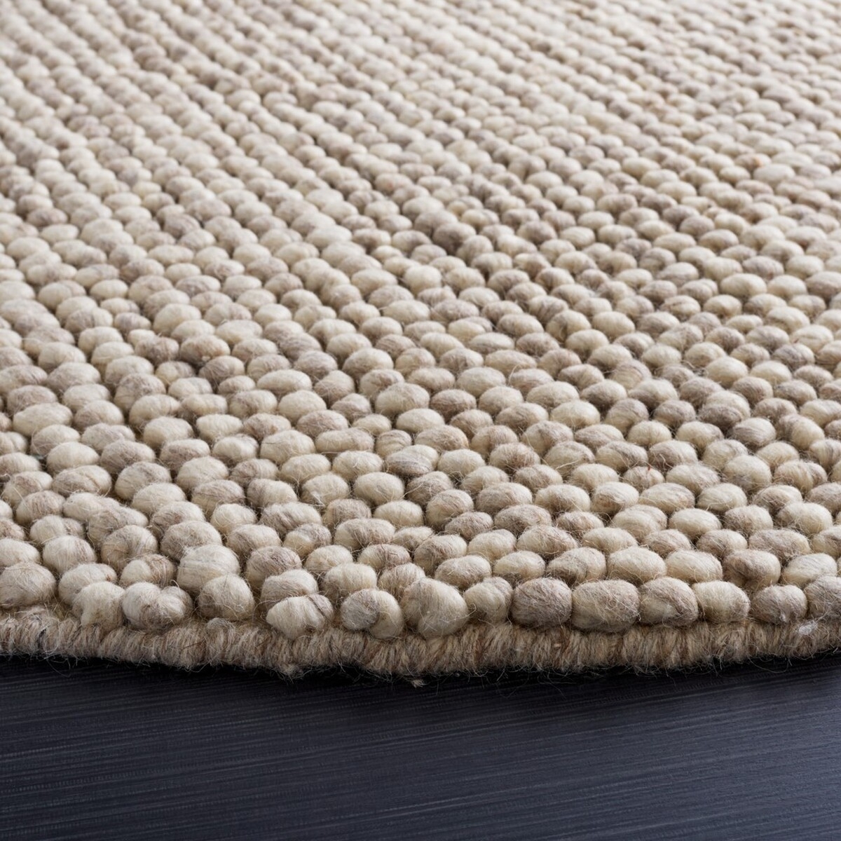 Safavieh Hand Woven Area Rug, NAT620B, Beige, 3' X 3'  - Image 2