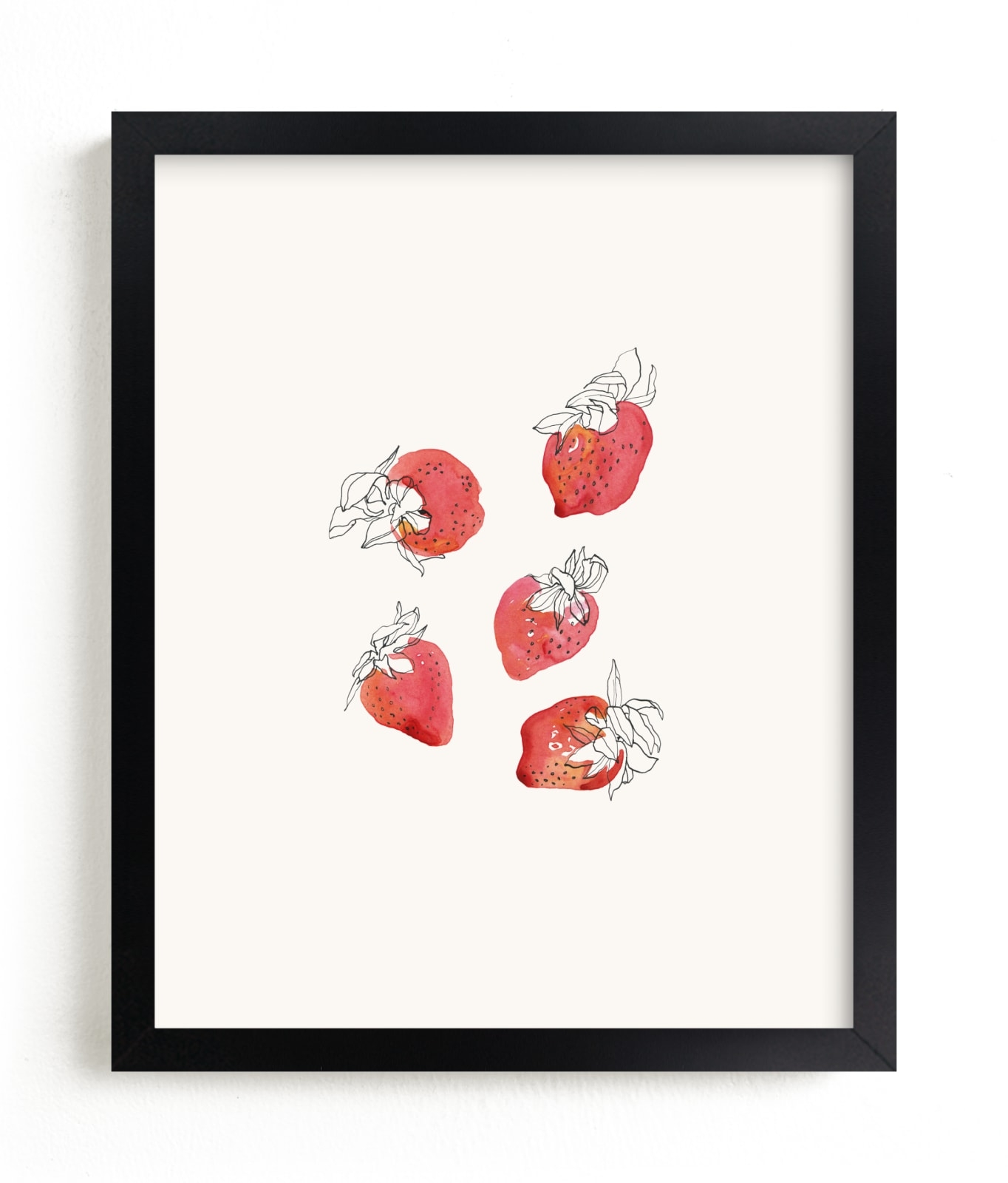 Strawberries Open Edition Fine Art Print - Image 0