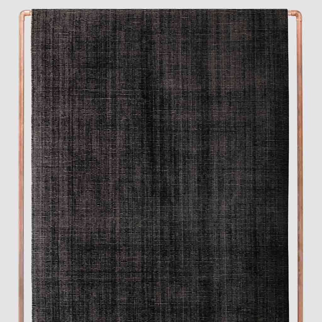 The Citizenry Artha Handwoven Striped Area Rug | 6' x 9' | Black - Image 0