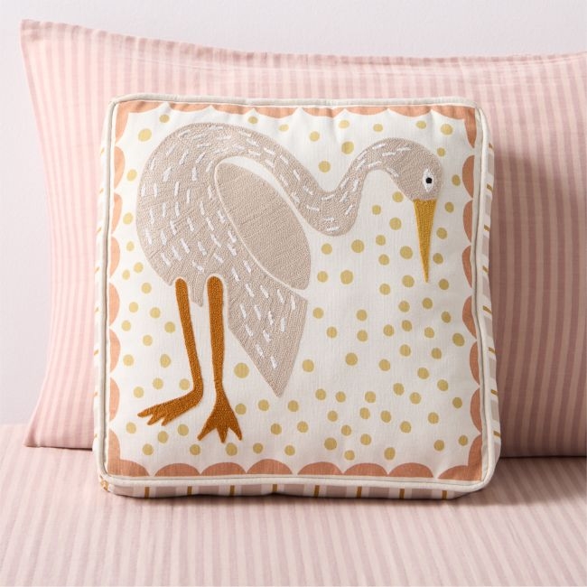 Endangered Animal Birdy Bird Kids Throw Pillow - Image 0