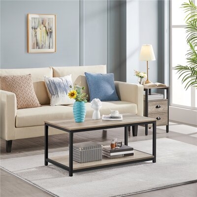 Lemmon Coffee Table with Storage - Image 0