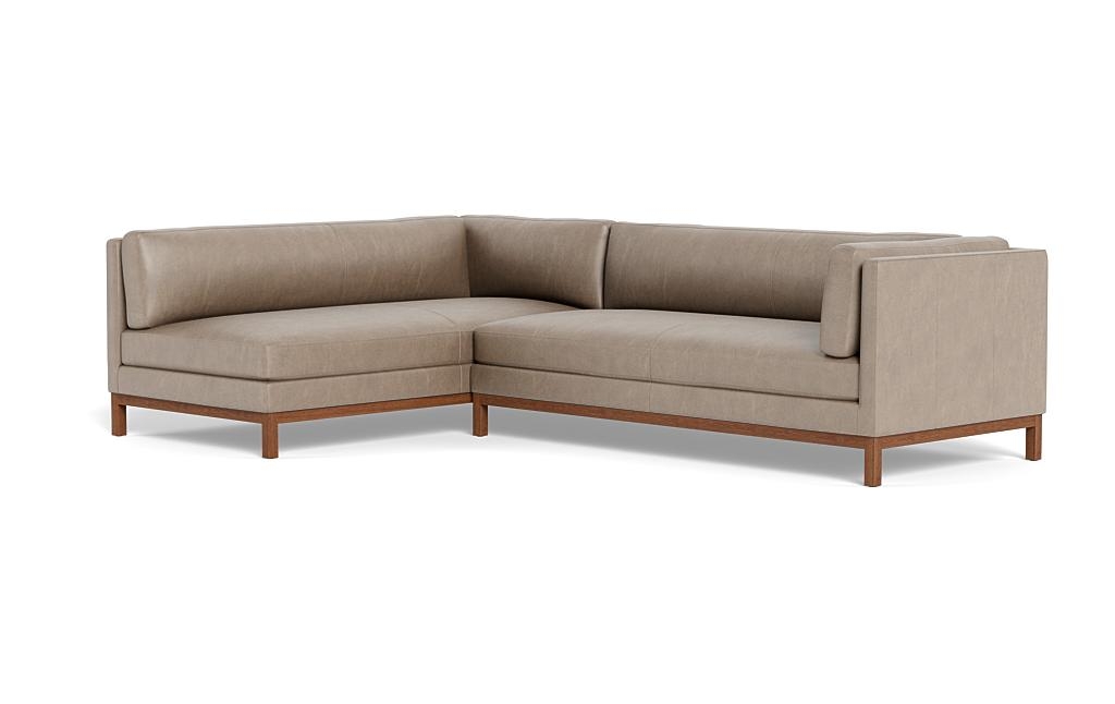 Jasper Leather Left Chaise Sectional - Image 2