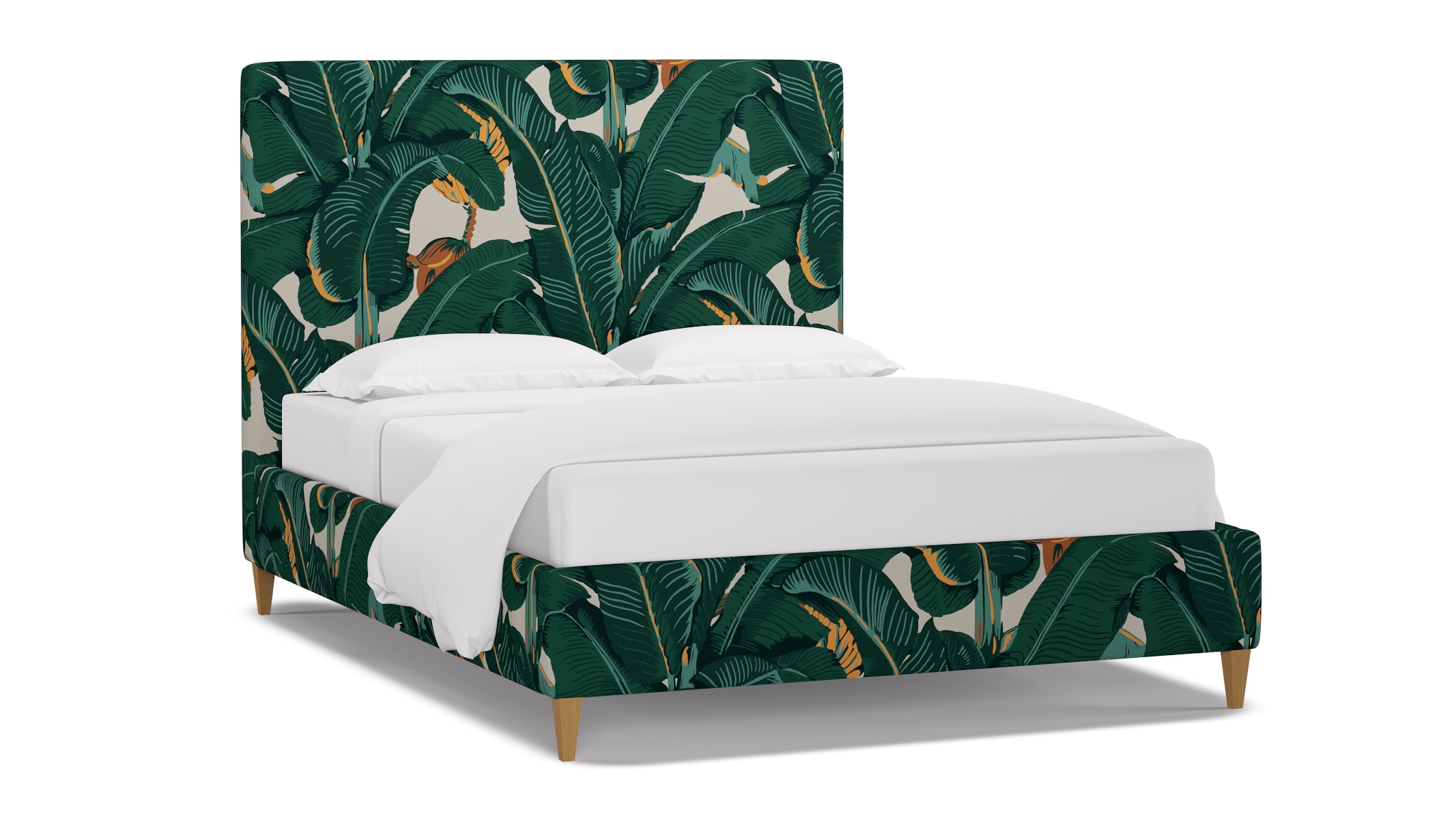 Classic Bed, Martinique®®, Natural Square Tapered Leg, Queen - Image 1