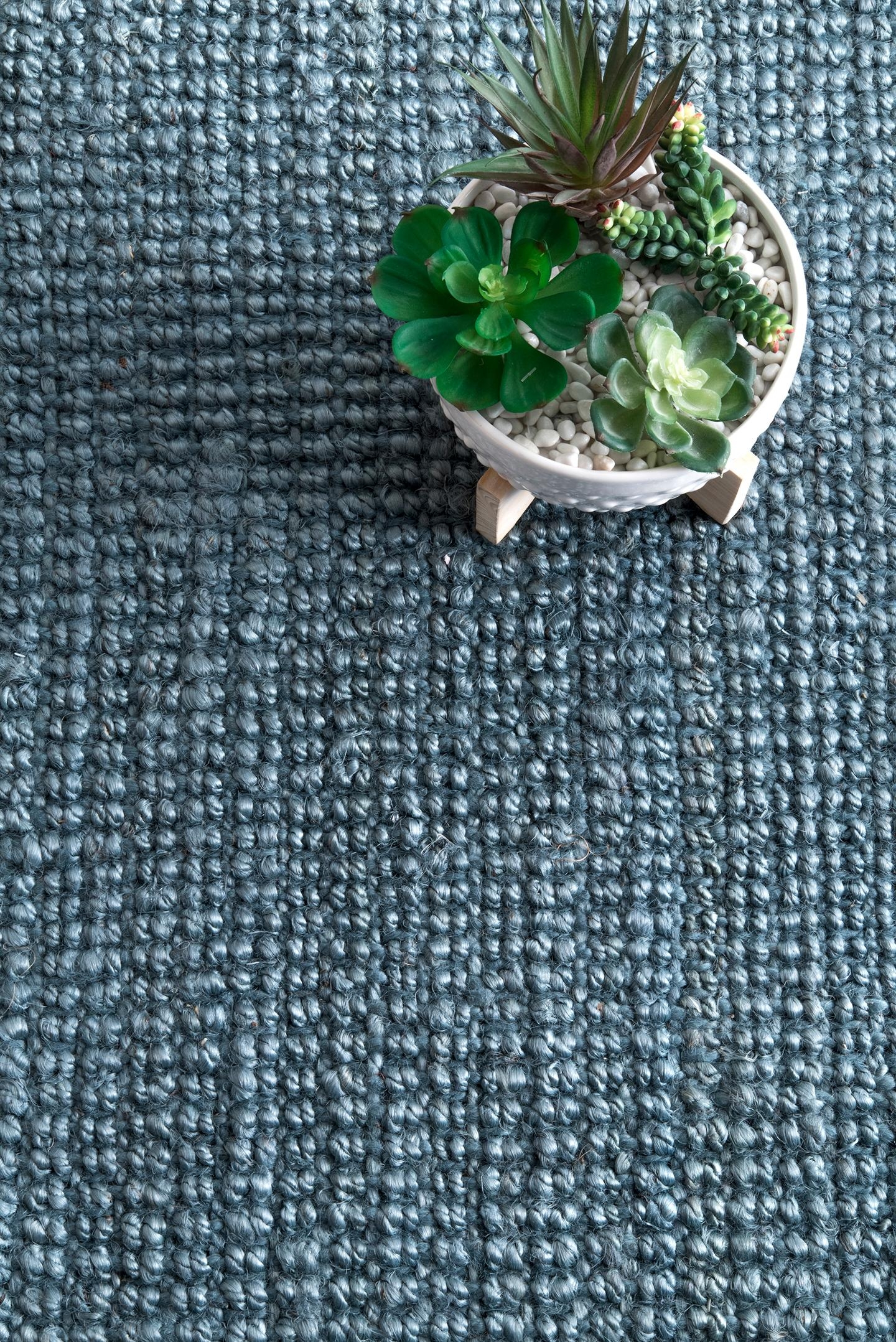 Hand Woven Chunky Loop Jute Area Rug - Image 4