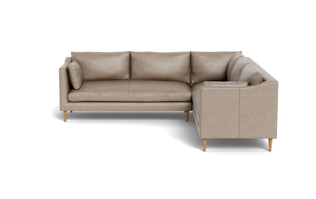 Caitlin Corner Leather Sectional Sofa by The EverygirlÃ?Â® - Image 0