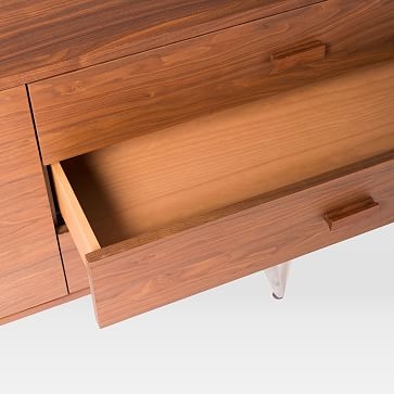 Metal Capped Wood Console - Image 2