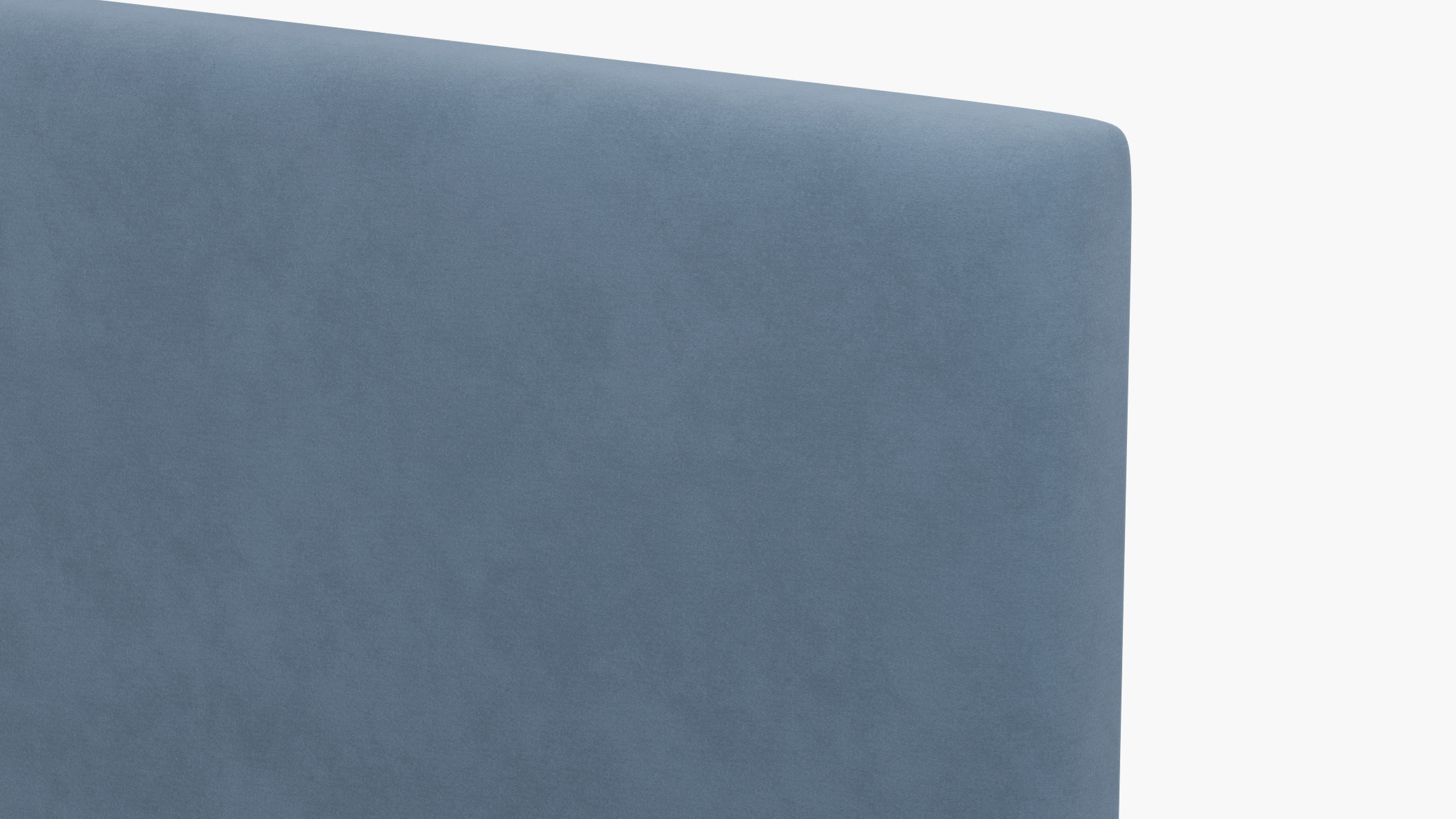 Square Back Headboard, Ocean Classic Velvet, King - Image 2