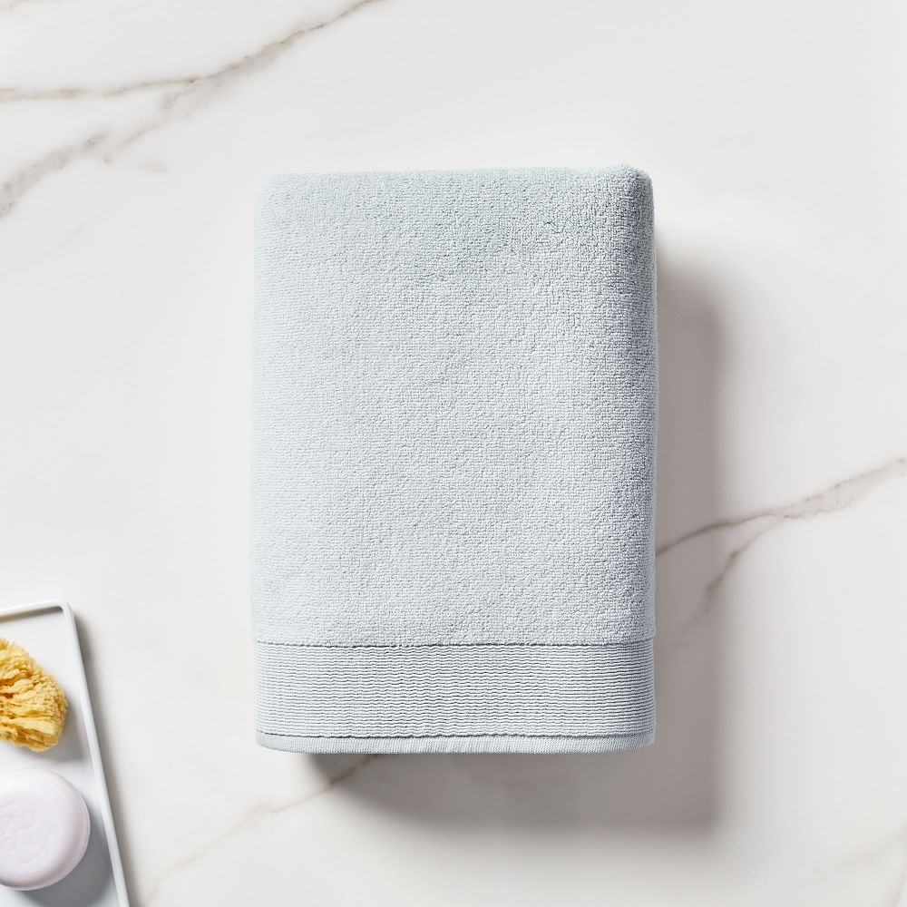 Organic Luxury Fibrosoft Towel, Bath Towel, Freshwater Blue - Image 0