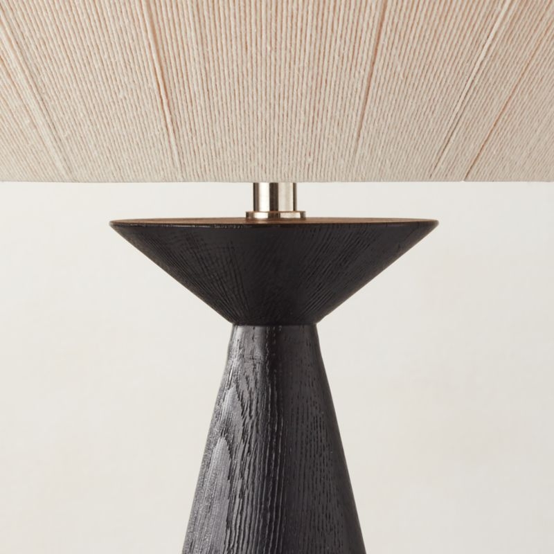 Totora Oak Wood Table Lamp - Image 2
