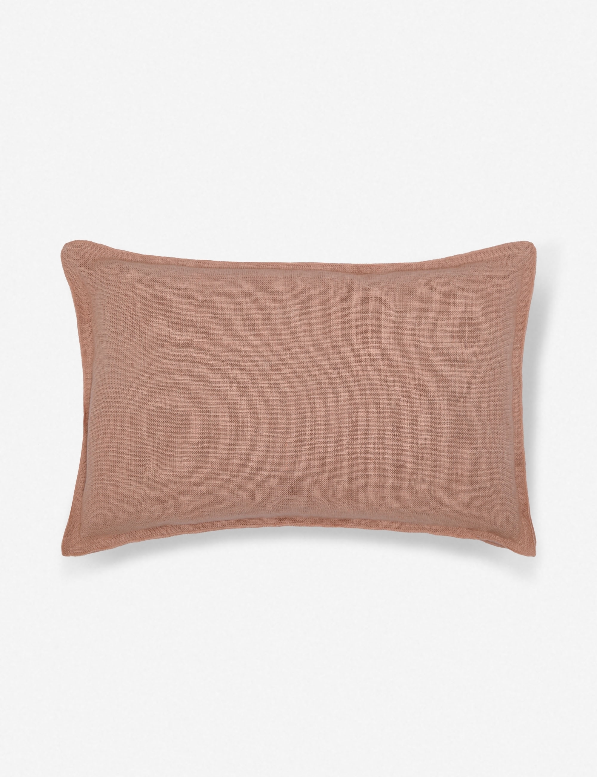 Arlo Linen Lumbar Pillow, Terracotta - Image 0